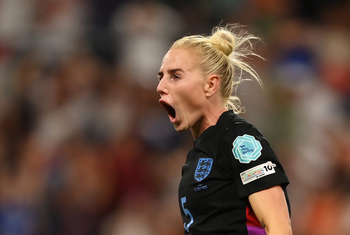 Chloe Kelly wears ID UNLIMITED made UEFA sleeve transfers