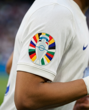 Image showing a close up of the Euro 2024 badge on a player sleeve