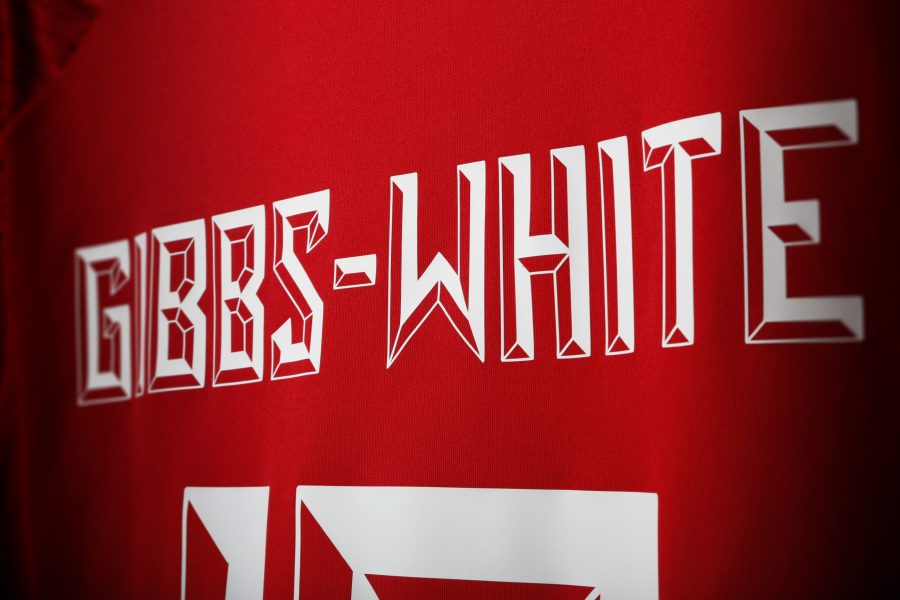 Image showing the Nottingham Forest club font manufactured by ID UNLIMITED