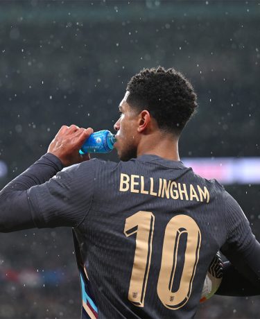 Image showing Jude Bellingham with his name in the official england font