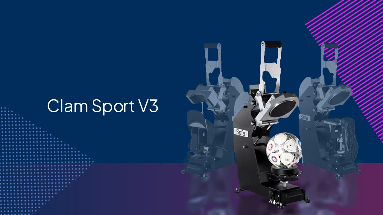 Image showing the Clam Sport V3 heat press