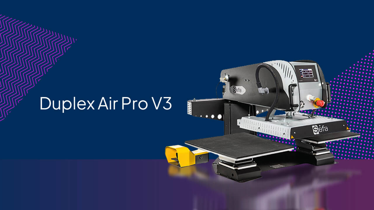Image showing the Duplex Air Pro V3 heat press
