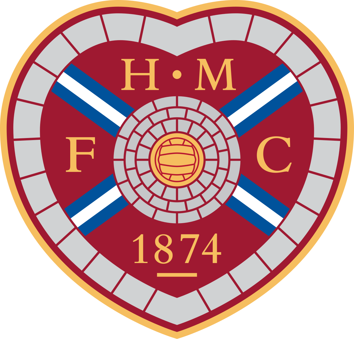 Image showing the Hearts of Midlothian logo