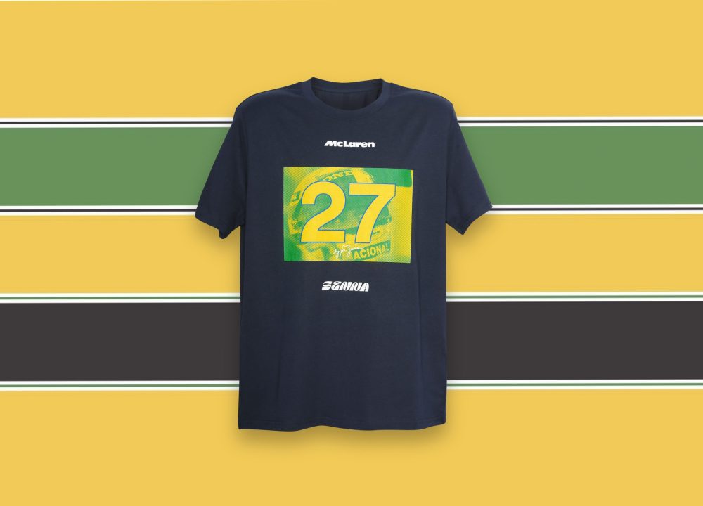 Image showing a Mclaren Senna special edition shirt, manufactured by ID UNLIMITED